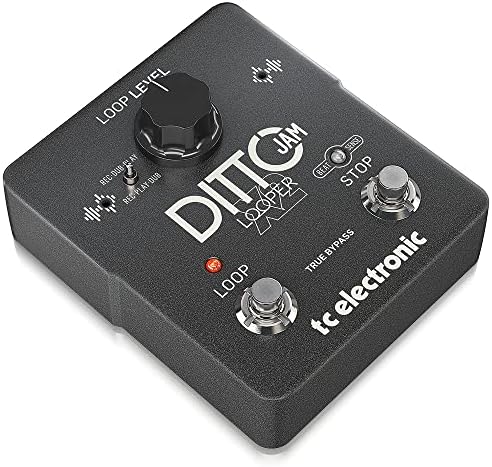 TC електронски гитара за гитара ефекти на педалот, црна (Ditto Jam x2