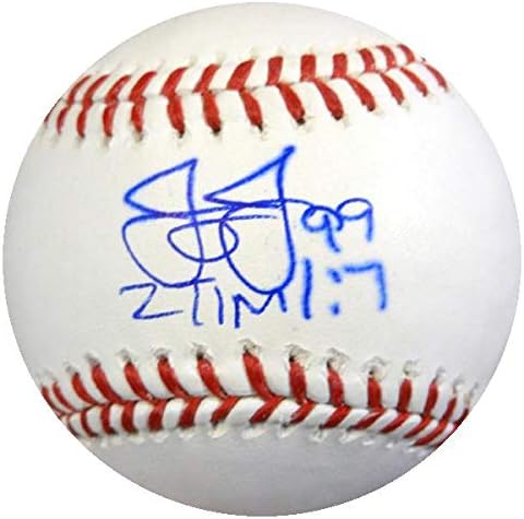 Jamesејмс onesонс го автограмираше официјалниот МЛБ Бејзбол Тексас Ренџерс Мек Холо 42972 - НФЛ автограмираше разни предмети