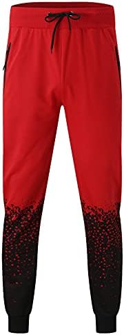 Момче од миашуи 10 машки дише патент џеб спортски градиент панталони тенок обичен машки панталони меморија момче