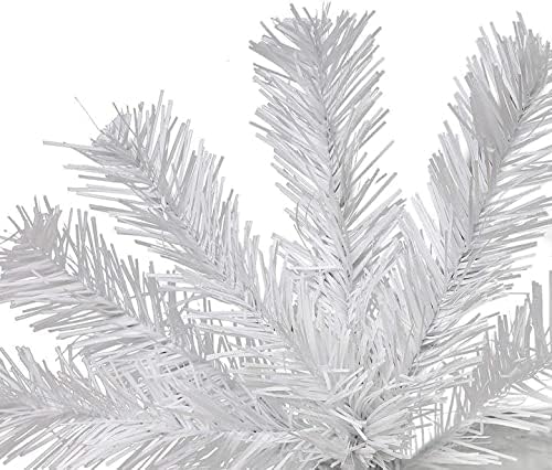 Божиќно дрво 7 метри високи 1000 совети Декорирајте бор со метални нозе бело, со украси
