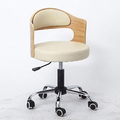 Столче за сечење на седмици на тркалото ， столици на седло со бело синтетичко кожено седиште ， прилагодлива висина 43-53 см ， Поддржана тежина