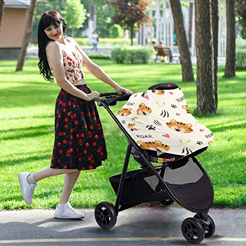 Слатко, капаци на седиштето за бебиња за бебиња - високо столче за затегнување на шамија, мулти -употреба на крошна на автомобили, за девојчиња