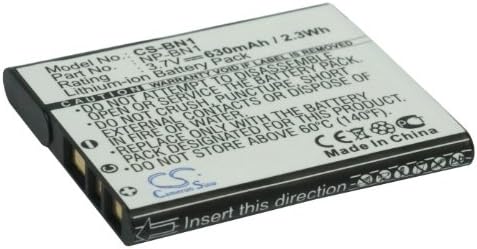 Battery Replacement for DSC-W610B DSC-W310 DSC-TX20P DSC-W620R DSC-W650 DSC-W320P DSC-TX66P DSC-TX7S DSC-J20 DSC-WX100W DSC-W670
