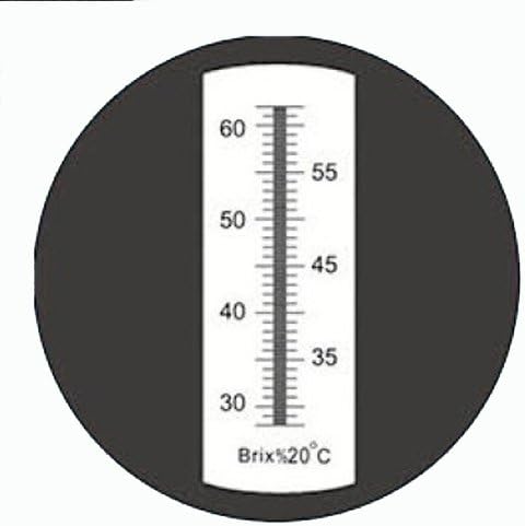 Sinotech Hand Hard Fruit Suger Refractometer Brix 28-62% RHB-62ATC