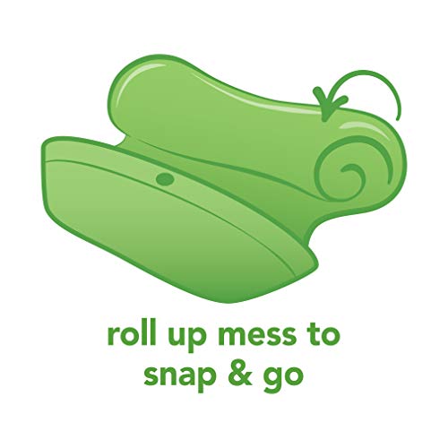 Зелени зелења Snap + Go Ship-Off Bibs, водоотпорен, лесен чист, џеб за сите, направени без ПВЦ, формалдехид, розови кекси, 9-18 месеци, 3 брои