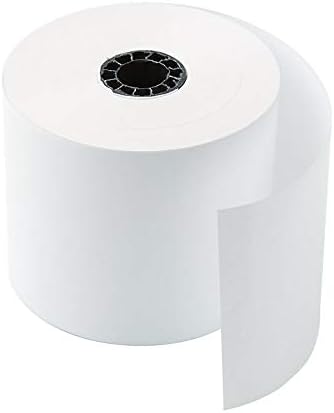Office Depot 1-Play Paper Rolls, 3in. x 128ft, бел, пакет од 10, 109023