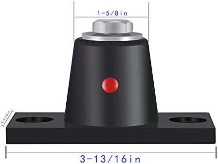 Изолатор за вибрации на подот, неопрена, опсег на капацитет: 125 до 250 lb.