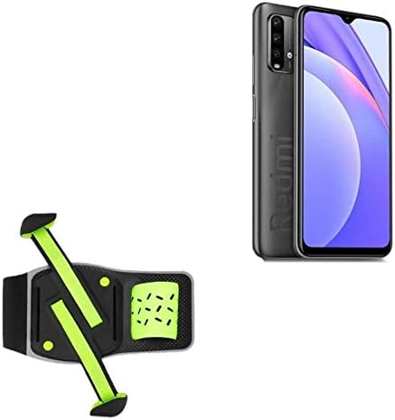 Boxwave® Holder for Xiaomi Redmi 9 Power [FlexSport Armband] Прилагодлива амбалажа за вежбање и трчање за Xiaomi Redmi 9 Power