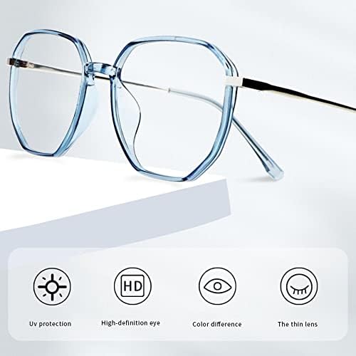 ЗАМРЗНЕТЕ Интелигентни Мултифокусни Очила За Читање Модни Женски Очила HD Заштита На Очите Компјутерски Читачи TR Голема Рамка 2.0