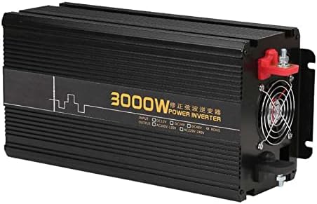 Инвертер за напојување со модифициран синусен бранови инвертер 3000W врв 6000W DC12V 24V до AC 110V 220V Двојна конвертор на конвертор на наизменична