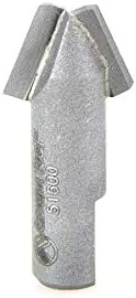 Алатка Амана - 51600 карбид на ламинат на ламинат 22 ДЕГ X 13/32 DIA X 9/32 X 1/4 “
