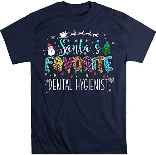 Божиќни кошули за стоматолошки кошули Moobla за стоматолошки асистент, кошула за стоматолошки хигиеничар, подарок за стоматолошки