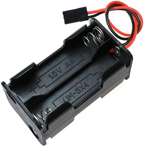 Е-извонреден Приемник Батерија Пакет 4 Ќелија Case Држач За Батерии Случај сојр Приклучок/3 Пински Серво Конектор