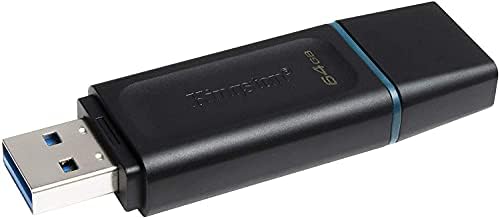 Кингстон DataTraveler Exodia 64GB USB 3.2 ФЛЕШ Диск СО Голема Брзина USB ЗА Лаптоп, Компјутерски Пакет Со Сѐ Освен Stromboli Lanyard
