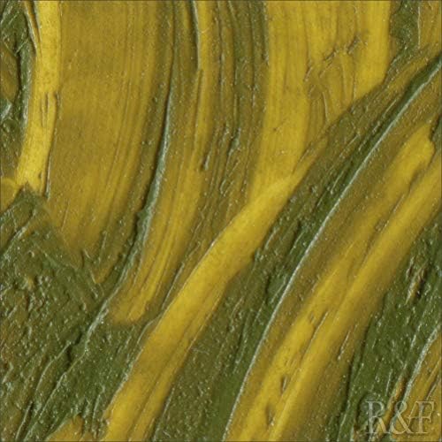 R&F рачно изработени бои 225a нафтен пигмент стап 188ml зелено злато