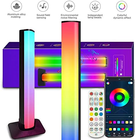 Ambient Bluetooth Color RGB светло -бар за забава со режими на Scens Smart Backlights Music Modes, Bar Light Bar за забава -