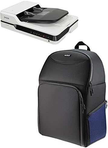 Navitech Black + Blue Portable Mobile Scanner Carry Case/Rucksack ранец компатибилен со HP Scanjet Pro 2500 F1