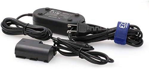 Eonvic LP-E6 целосно декодиран DC спојник Dummy Battery ACK-E6 замена на кабел за адаптер за напојување со AC за напојување за канони EOS