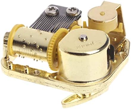 TFIIEXFL метална механичка музичка кутија злато движење за завртки за заклучување на небото клуч на небото