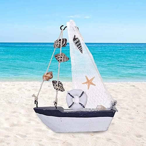 Ｋｌｋｃｍｓ Комплети за модели на едриличар Возрасни океански теми декорација Мал едриличарски брод Минијатурен брод фигурини за родендени
