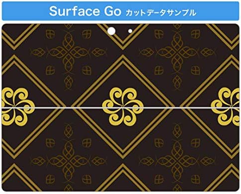 Декларална покривка на igsticker за Microsoft Surface Go/Go 2 Ultra Thin Protective Tode Skins Skins 000391 Paisley Damask Цвет