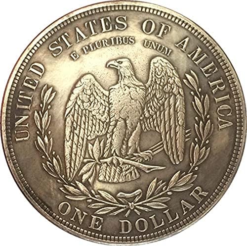 Ада Криптовалута Криптовалута Омилена Монета 1879 Американска Слобода Орел Монета Сребрена Копија Монета Комеморативна Колекција На Монети Среќа