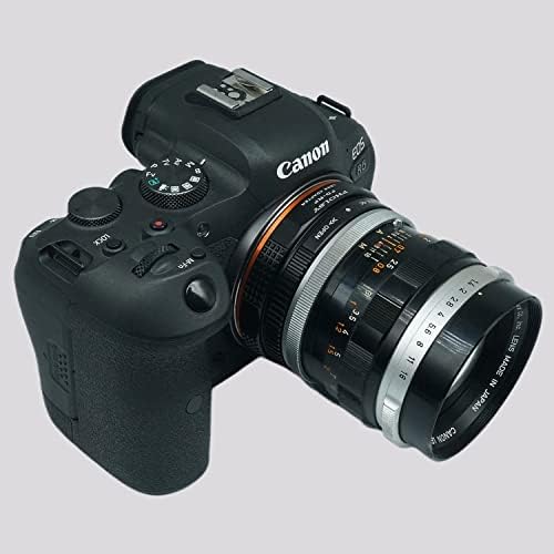 Адаптерот за монтирање на леќи со фолси компатибилен со Leica R LR леќи на Canon EOS RF монтирање на камера за EOS R8, R50, R6 Mark II, R7,