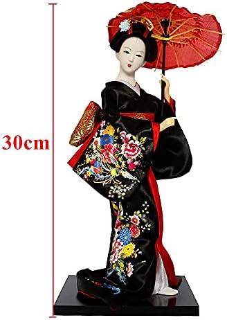 Претходно 12 Инчен Јапонски Гејша Кимоно Кукла 30см Азиски Кимоно Кукла Колекционерска Фигурина Декорација Подарок Црвено