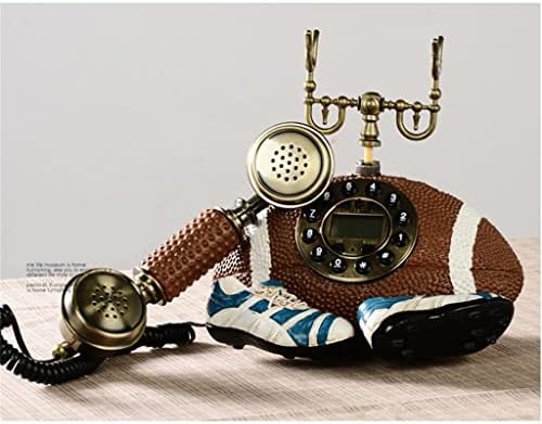 Дхтдвд Ретро Носталгични Стари Рагби Топка Телефон Домашна Фиксна Телефонска Фотографија Реквизити Декоративни Креативни Орнаменти