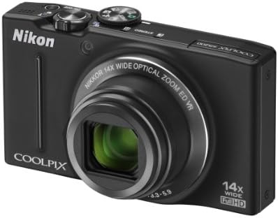 Nikon Coolpix S8200 16.1 MP CMOS дигитална камера со 14x оптички зум Nikkor ED Glass Lens и Full HD 1080P видео