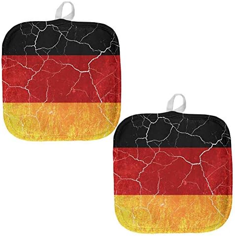 Стара слава Октоберфест потресено гранџ германско знаме низ целиот држач за тенџере повеќе стандардно една големина