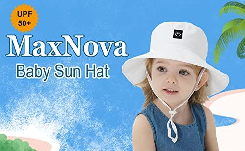 Макснова бебе сонце капаче насмевка лице upf 50+ капаче за мали деца за момчиња девојчиња 0-7 години