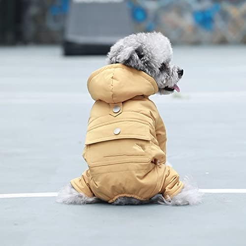 Орев миленичиња зимска облека облека за кучиња мали кучиња костуми скок згуснат топол палто јакна