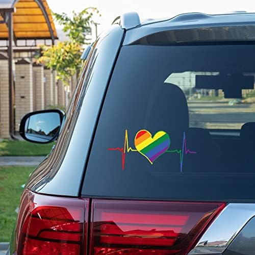 Бесплатни мама прегратки со виножито срцев автомобил декорации налепници за геј гордост декларација ЛГБТ виножито еднаквост лезбејски