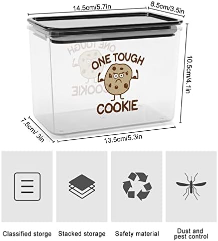 Силна Кутија За Складирање Пластични Колачиња Контејнери За Складирање Храна Со Капаци Тегла Со Ориз Запечатена Кофа За Организација