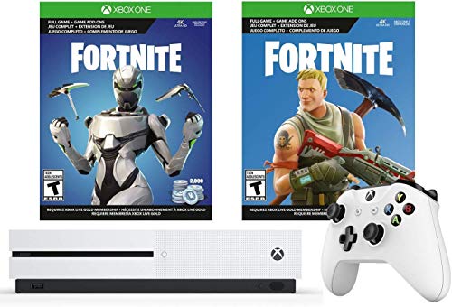 Xbox One S 2TB Fortnite Eon Козметички Епски Пакет: Fortnite Battle Royale, Еон Козметика, 2,000 V-Bucks Една S Конзола За Игри СО 4k Blu-Ray
