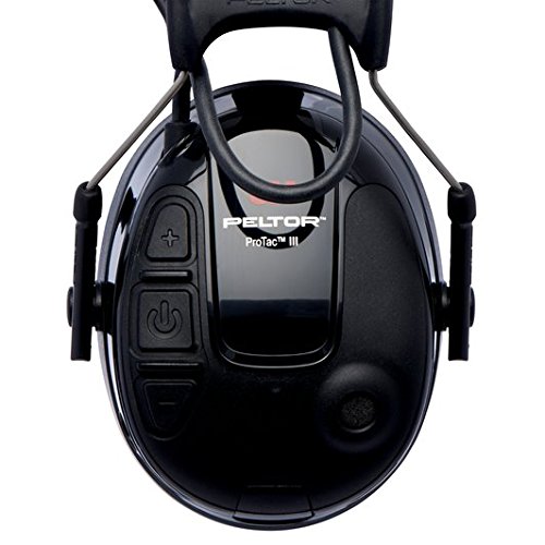 3м Peltor Protac III тенок слушалки, црна, лента за глава
