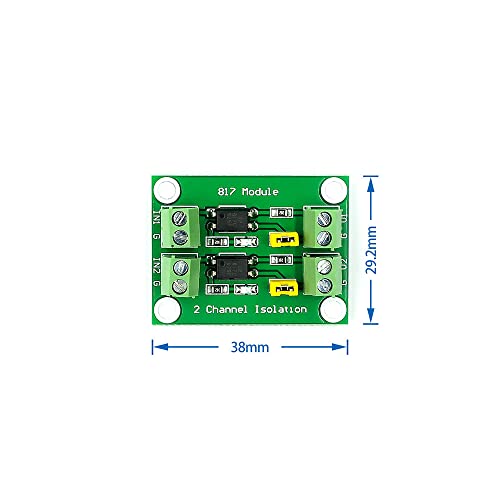 1PCS PC817 OptoCoupler изолациски модул за адаптер на напон на напон, 8 пат