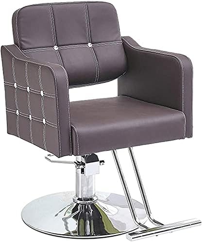 Салон стол хидрауличен стол за бизнис или дом, стол за хидраулични стилови за убавина, стол за стилизирање за салон, опрема за