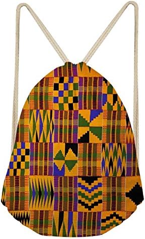 Коехин африкански етнички стил влечење торбички торбички ранци за патувања со лесен ранец за жени девојчиња мажи момчиња момчиња