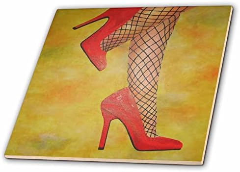 3дроза Таиче-Акрилно Сликарство-Мода-Црвени Чевли Акрилно Сликарство-Плочки