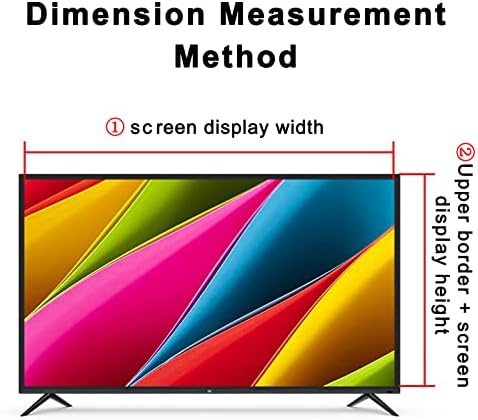 WSAH Ултра чист заштитник на ТВ-екран, филтер блокирање на УВ, анти-сјај и сина светлина, филм за заштитен панел на затворен и отворен екран,