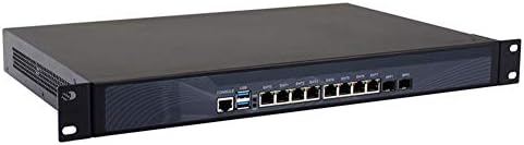 1U RackMount Firewall, OpnSense, VPN, мрежен безбедносен апарат, рутер компјутер, Intel i7 2620M 2640M, Hunsn RS07, AES-NI, 8 x Intel