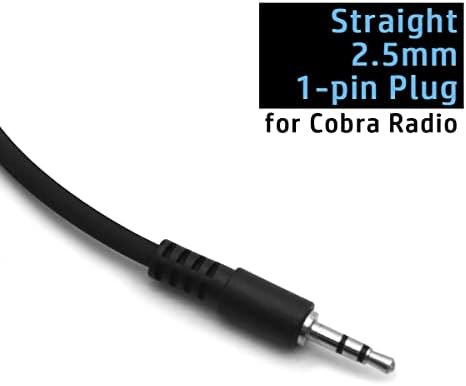 Клип за уши во стилот на hуашан 2х G, слушалки за слушалки MIC/PTT за Cobra MicroTalk 2 Way Radio ACXT145 ACXT345 ACXT545 ACXT645