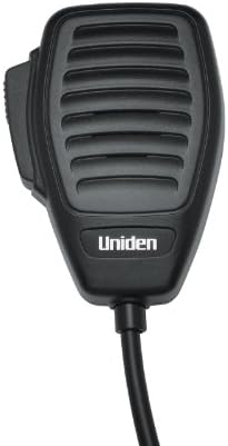 Uniden BC645M 4 Pin Dynamic CB Mic, со метална закачалка за Durabilty, компатибилен со сите модели на Uniden PC78 и PC88 серија