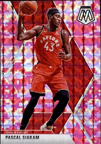 2019-20 Панини Мозаик Пинк Камо #19 Паскал Сијакам Торонто Рапторс НБА кошаркарска трговија картичка