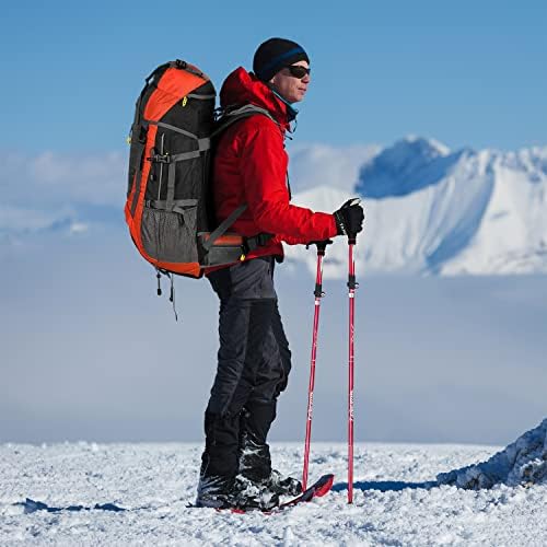 ESUP 70L пешачки ранец за кампување ранец за ранец за ранец, ранец на планинарење со покривка од дожд од 65L+5L