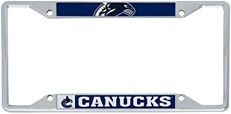 Тимот на Ванкувер Канакс, НХЛ Национална хокеј лига метална регистарска табличка за предниот или задниот дел на автомобилот официјално лиценциран