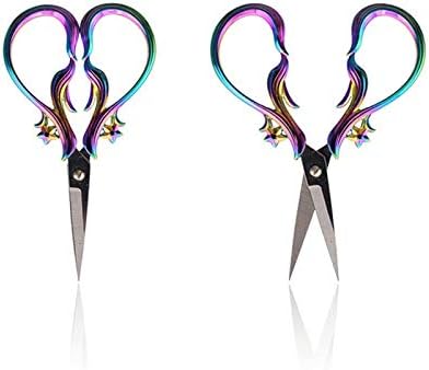 Ножици за занаетчиски ножици за занаетчиски ножици за шиење од не'рѓосувачки челик, гроздобер ножици за везови, прилагодени ножици за стилизирање