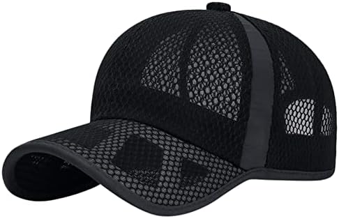 Unisex Classic Classic Mesh Baseball Cap Baseball мека неконструирана прилагодлива големина тато капа за мажи со прилагодлива прилагодлива